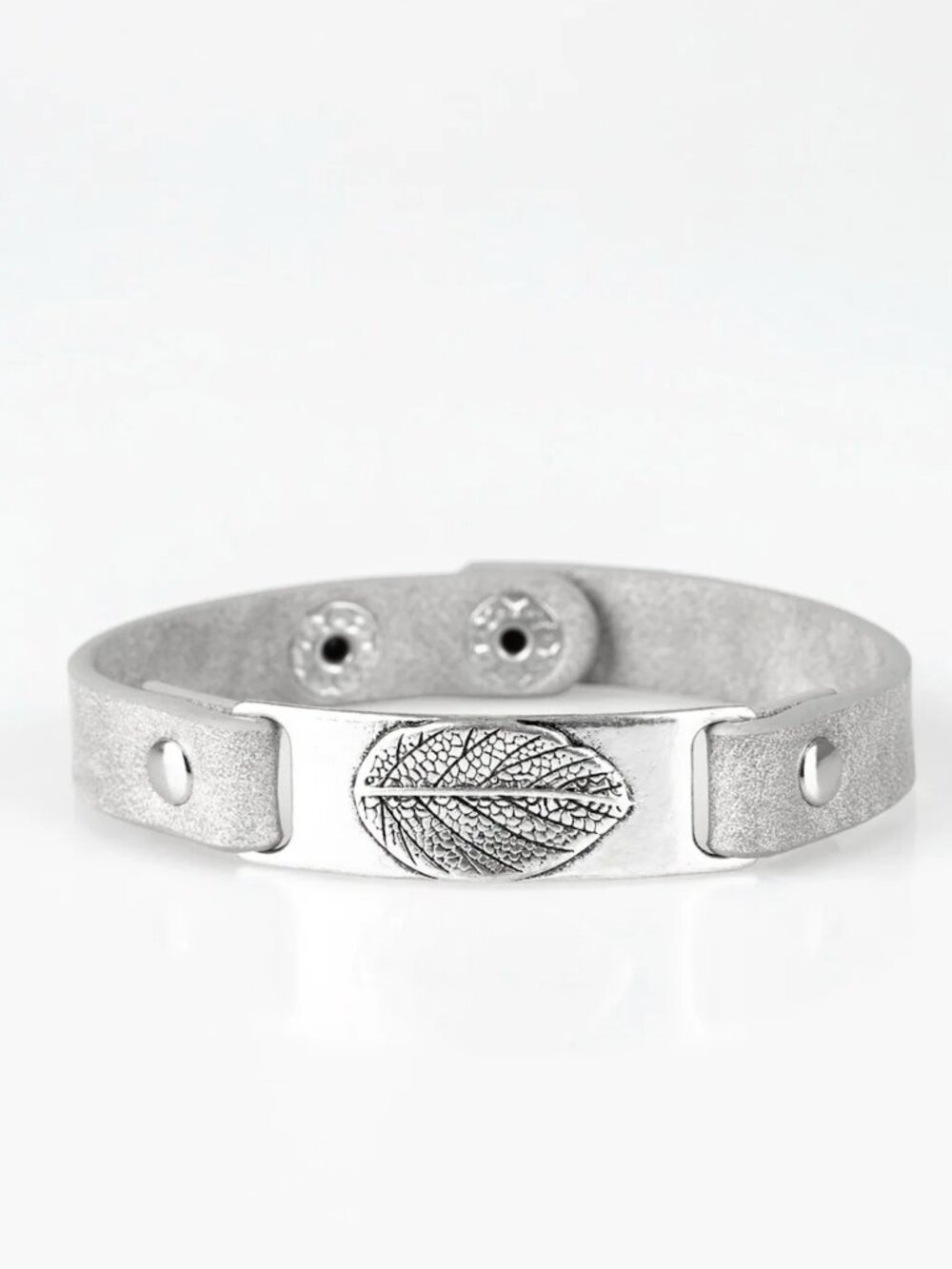Paparazzi Take the LEAF Silver Bracelet